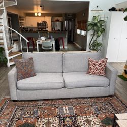 2 West Elm Gray Couches