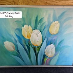 Tulip Picture Framed