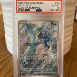🧊 PSA 10 Articuno 161/159 – Scarlet & Violet “Journey Together” – Secret Rare! 🧊