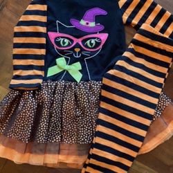 Halloween Outfit With Leggings Size 3t