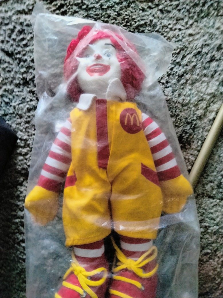 Ronald McDonald Doll 1999