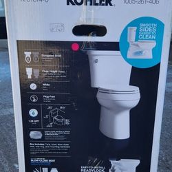 (NEW) KOHLER Gleam 12 in. Rough In 2-Piece 1.28 GFP
Single Flush Elongated Chair Height 