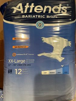 Adult Incontinence Disposable Diapers, Underwear $10 , 15 Packs Of 12, New And 1 Pack Each Of The Others