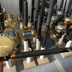 Set Of Shimano Tiagra 30w Lrs Two Speed Salt Water Reel On Custom Biscayne  Rods for Sale in Miami, FL - OfferUp