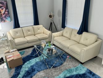 Leather Designer Sofa 