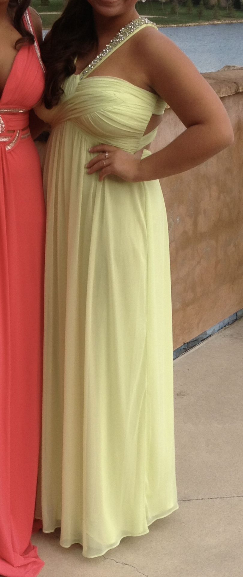 Yellow Prom Dress Size 9