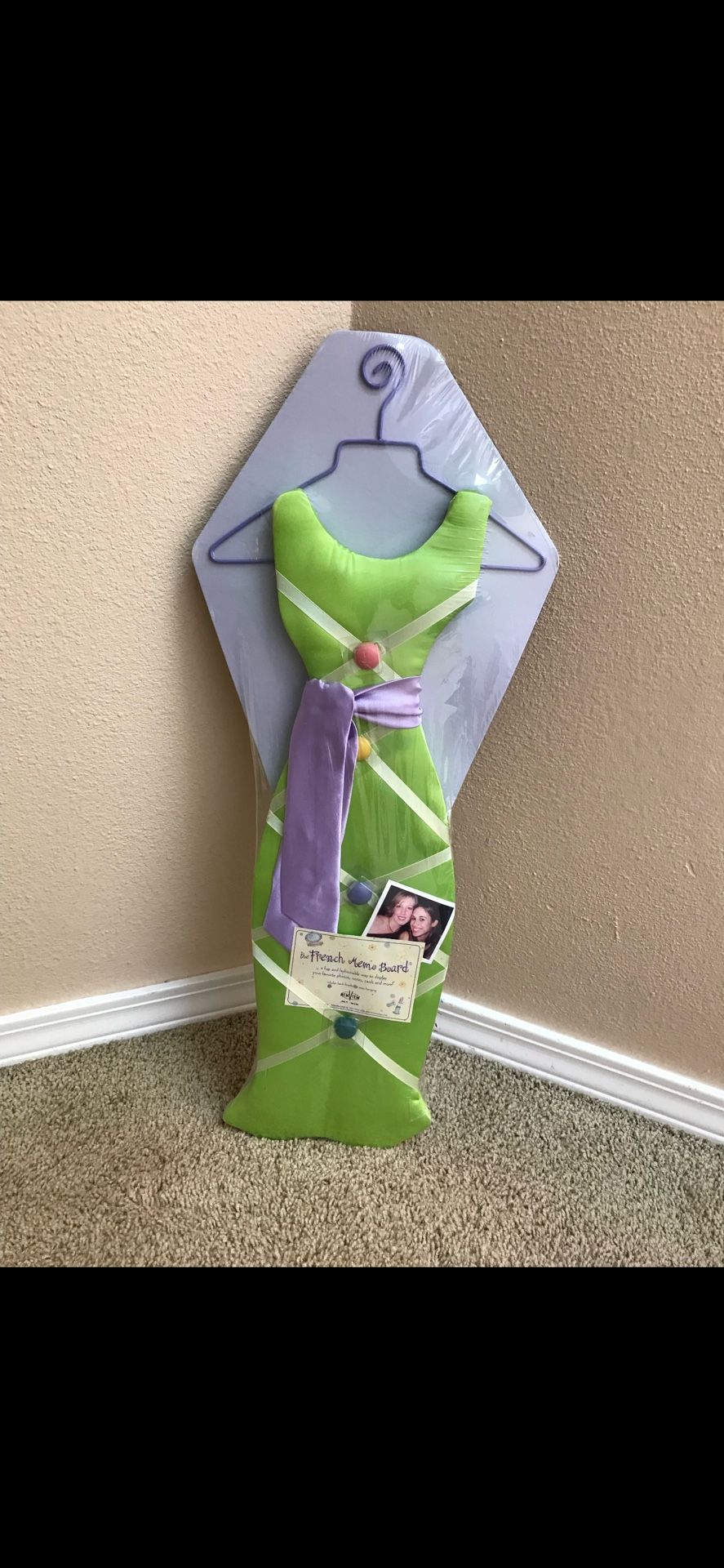 Brand New Girls French Memo Photo Notes Board Decor