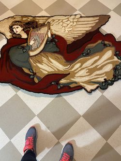 Xmas Angel Rug