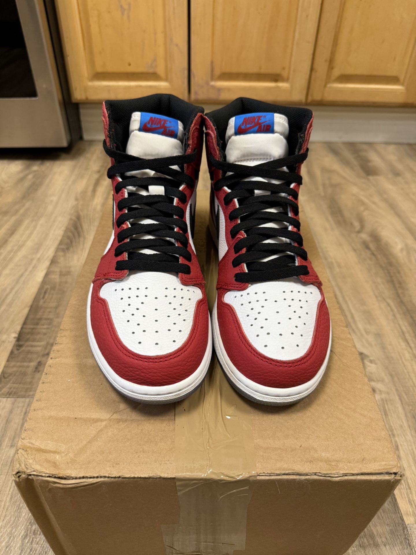 Jordan 1 Retro High Spider-Man Origin Story Size 10.5M