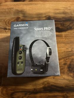 Garmin sport pro dog training collar