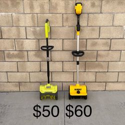 DeWalt 20V & RYOBI ONE+ 18V Snow Shovels **SEE PHOTO FOR PRICING**
