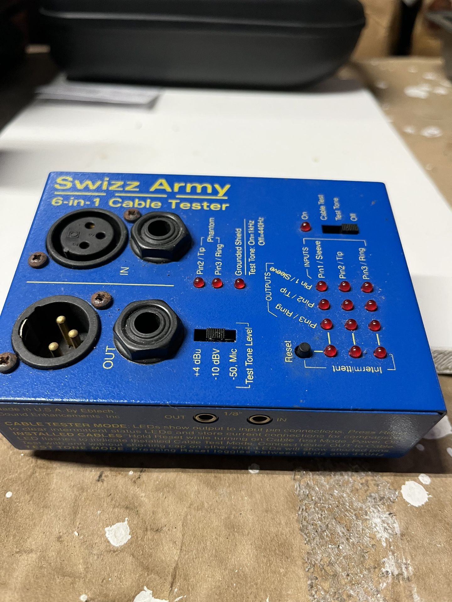 EBTECH 6-in-1 CABLE TESTER