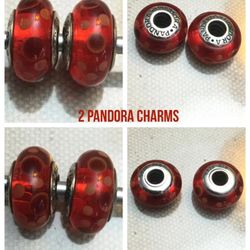 2 Pandora Charms