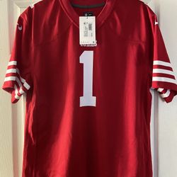 49ers Youth Jersey XL NWT