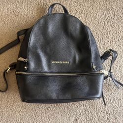 Michael Kors Black Backpack 