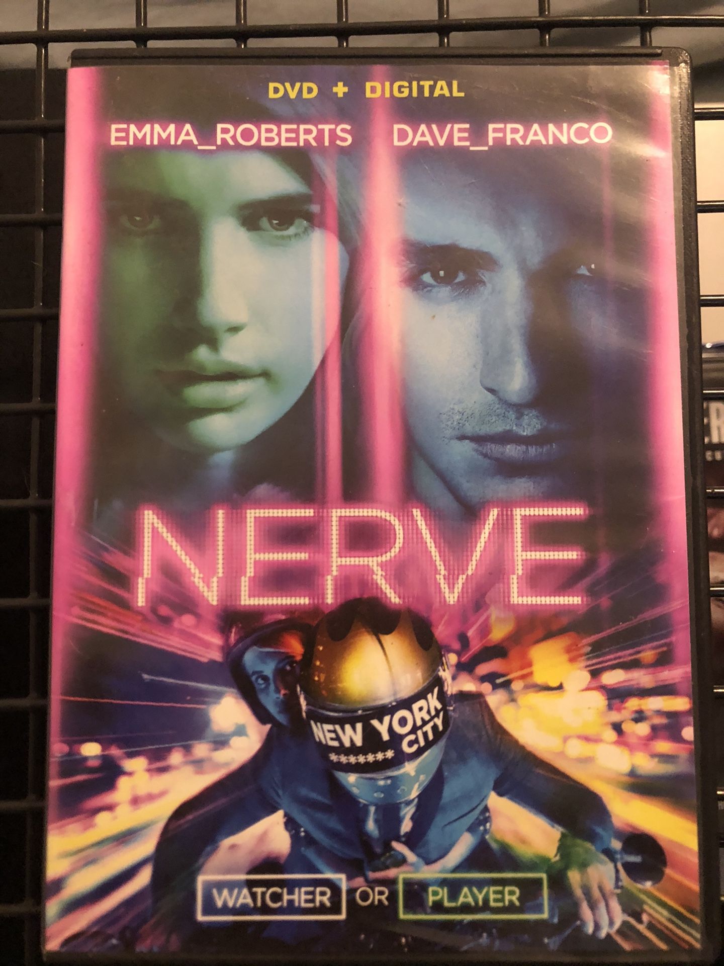 NERVE DVD Emma Roberts & Dave Franco