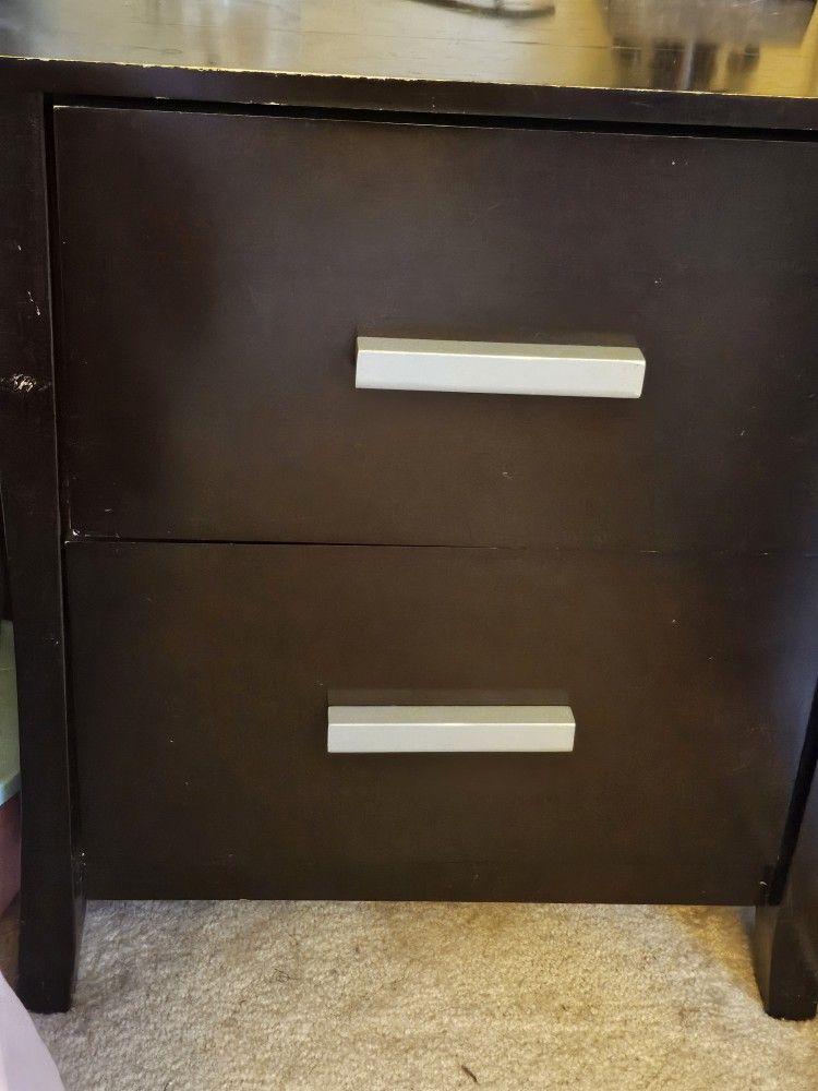 Nightstand Wood Esspresso