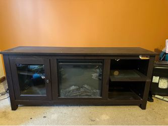 Free Console TV Stand with Electric Fire Place