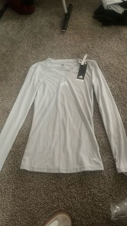 Gray Adidas, long sleeve jersey shirt