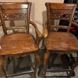 Solid Wood Bar Stools