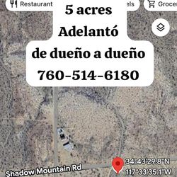 5 Acres En Adelanto De Venta De Dueño A Dueño Land For Sale 
