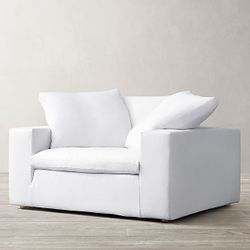 Authentic Restoration Hardware Cloud Chair And A Half- 2 For Sale