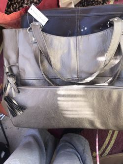 Gold Crabtree And Evelyn Handbag 
