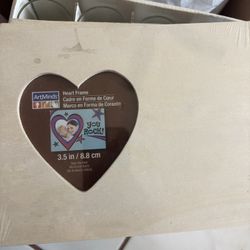Wooden Craft Heart Frame