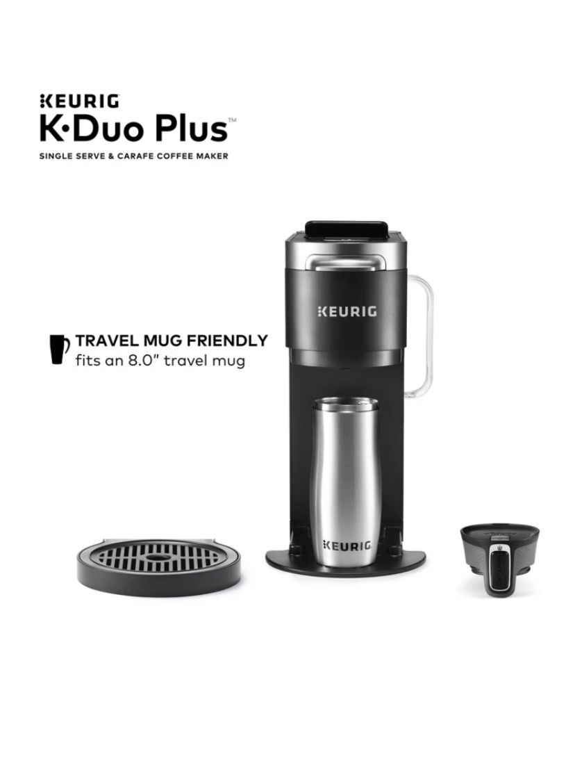Keurig® K-Duo Plus® Coffee Maker with Single Serve K-Cup Pod & Carafe Brewer