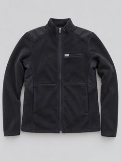FIGS Women’s On-Shift Black Fleece Full-Zip Scrub Jacket Size [Small]