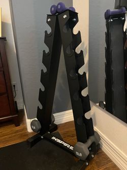 Unused Inspire Dumbbell Weight Rack