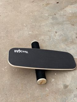 Yes4All Wooden Balance Board with Roller – Surf Training