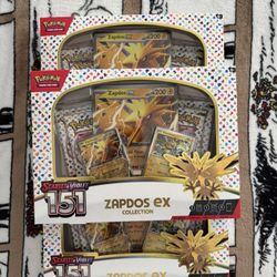 Pokemon 151 Zapdos ex Collection