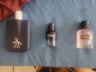 Colognes and a perfume
