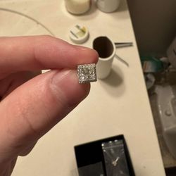 Moissanite Earrings 4.5mm