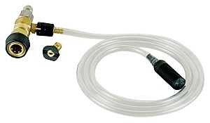 Mi-T-M AW-8(contact info removed) Detergent Injector, 3/8 in Inlet, Brass/Stainless Steel
