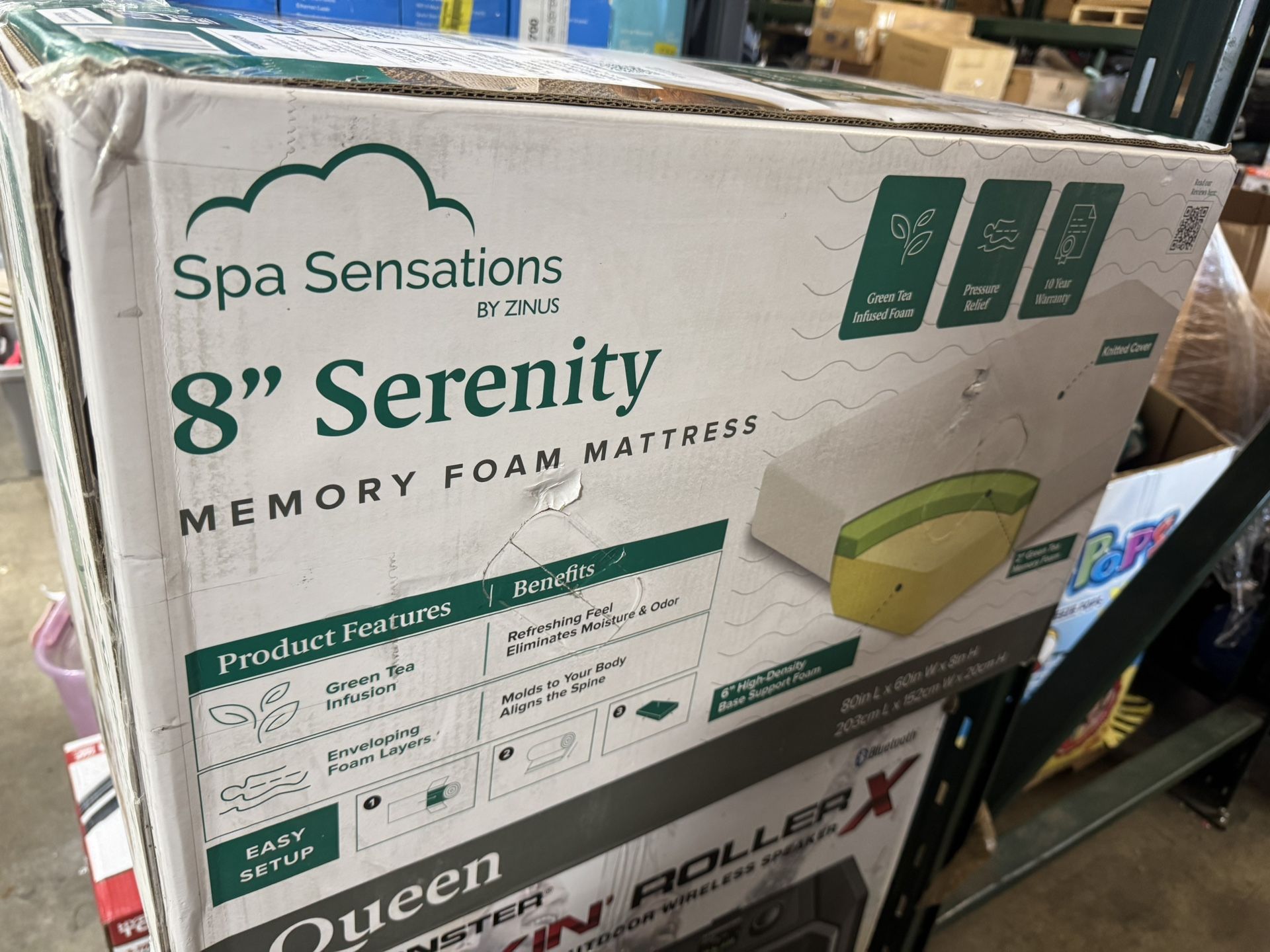 Spa Sensations 8” Memory Foam Mattress