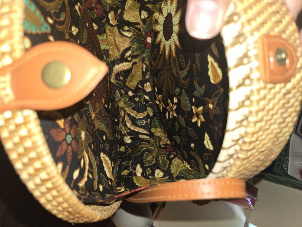 Wicker Purse Hand Bag  2 Bags For $6