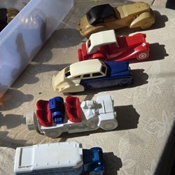 Lot Of 5 Avon Car Colonge Bottles 1970s