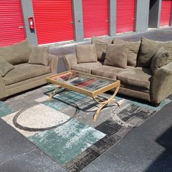 Sofa and Loveseat Set