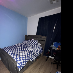 American Furniture Full size captain bed (mattress not included)