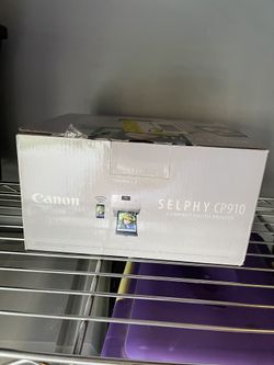 Canon SELPHY CP910 Portable Wireless Compact Color Photo Printer, White