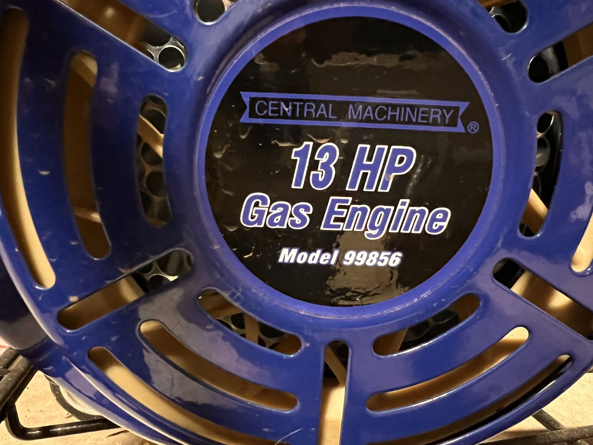 13 Horse Power Engine Brand New Central Machinery
