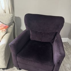 Purple Accent Chair