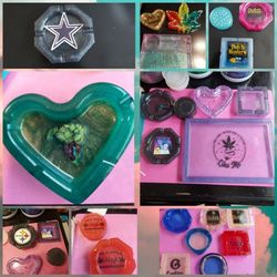 Custom Made Ashtrays, Grinders, and Rolling Trays