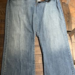 Vintage Lucky Brand Blue Jeans Size 38 Jetstream Relaxed Bootcut