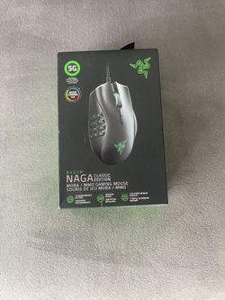 Razer Naga Classic Edition Wired Optical MMO Gaming Mouse, 12-Buttons, Chroma RGB, Black