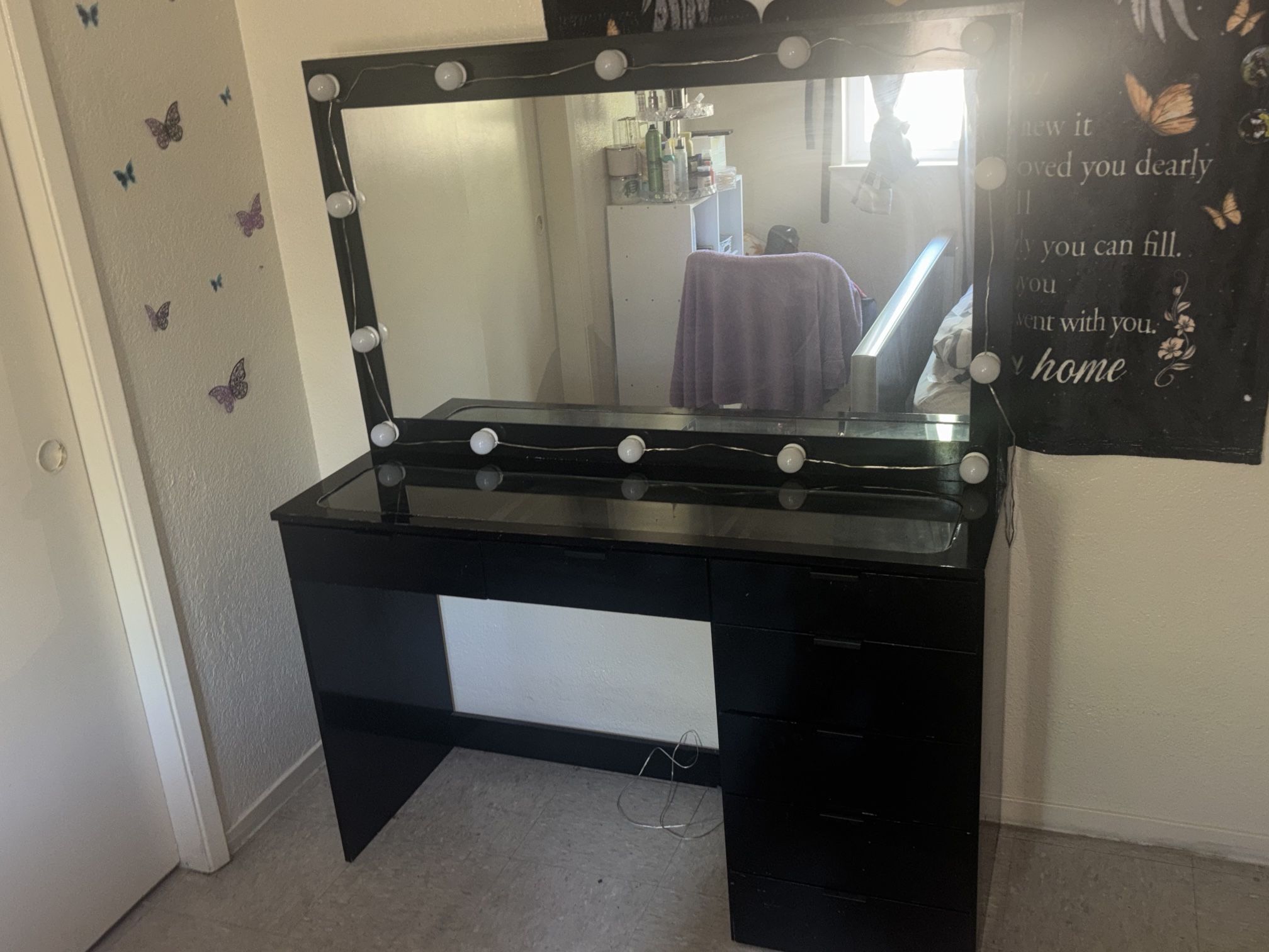 All Black Vanity 
