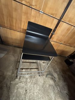 Chairs Width: 14 inches, Height: 34 inches, Depth: 15 inches.