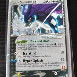 Pokemon Rocket's Suicune ex Holo